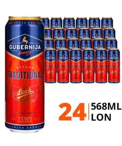 Bia Litva Gubernija Traditional Bock 6% – Thùng 24 Lon 568ml
