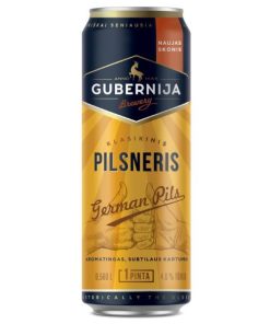Bia Litva Gubernija Pilsner 4.6% – Thùng 24 Lon 568ml