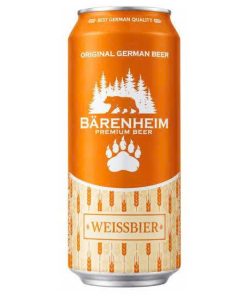 Bia Đức Barenheim Weissbier 5% – Thùng 24 Lon 500ml