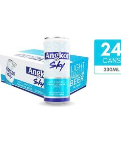 Bia Campuchia Angkor Sky Premium 4% - Thùng 24 Lon 330ml