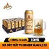 Bia Đức Eibauer Hefeweizen Hell 5.2% – Thùng 24 Lon 500ml