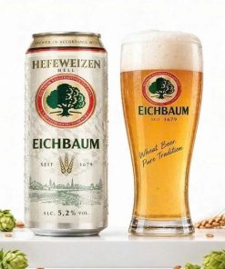 Bia Đức Eichbaum Hefeweizen Hell 5.2% – Thùng 24 Lon 500ml