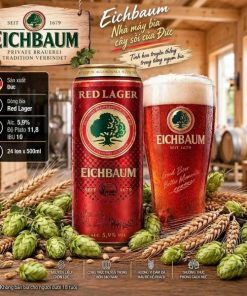 Bia Đức Eichbaum Red Lager 5.9% – Thùng 24 Lon 500ml