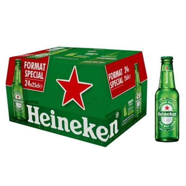 Bia Pháp Heineken®Special 5% – Thùng 24 Chai 250ml