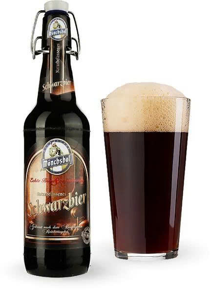 Bia Đức Mönchshof Schwarzbier 4.9% – Thùng 20 Chai 500ml