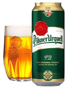 Bia Tiệp Pilsner Urquell 4.4% – Thùng 24 Lon 500ml
