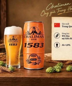 Bia TQ DiwangYuan (Chaliman) 1583 White 4.8% - Thùng 6 Bình 1L