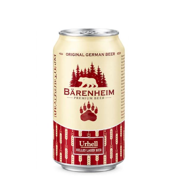 Bia Đức Barenheim Urhell 4.9% – Thùng 24 Lon 330ml